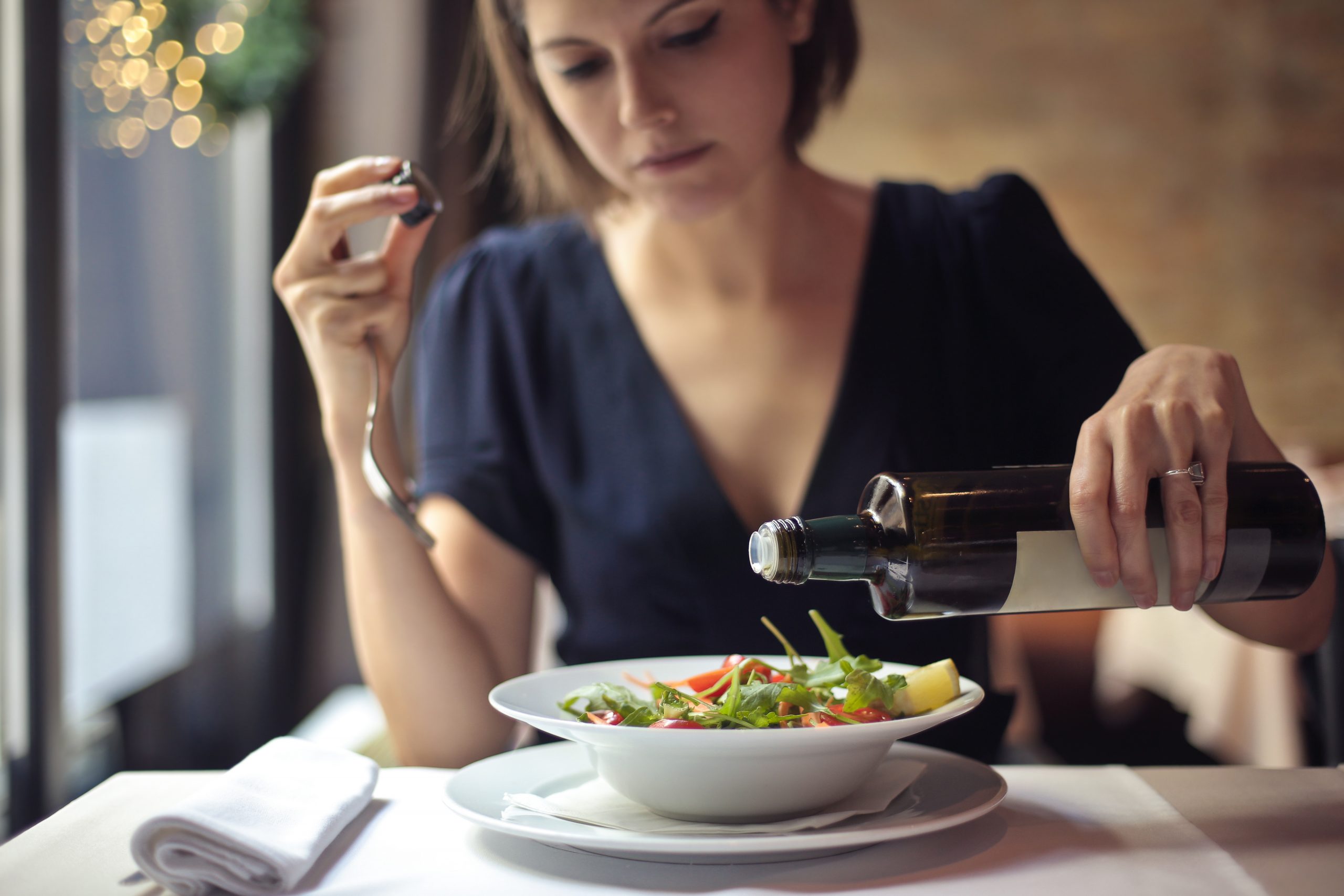 Woman Eating A Salad 2021 08 26 18 51 29 Utc